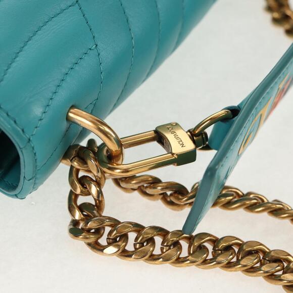 LOUIS VUITTON New Wave PM Heart bag Bag Turquoise Blue M51936 LV Auth 157113M - Picture 8 of 16